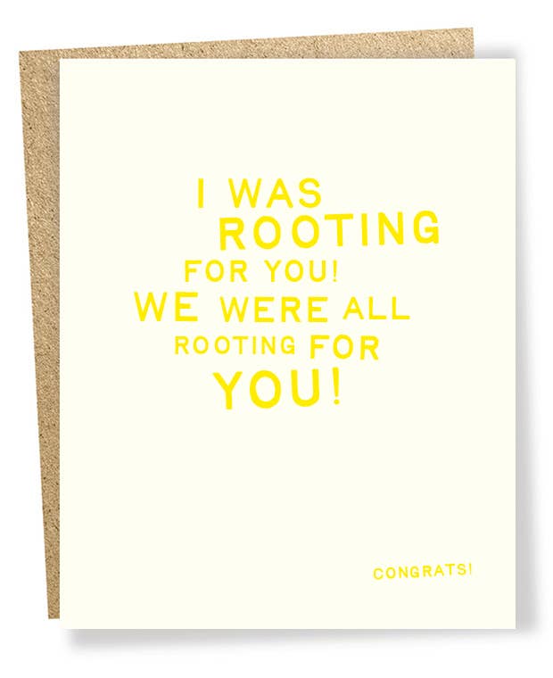 Rooting For You Card
