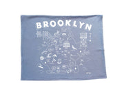 Brooklyn Tea Towels: Blue