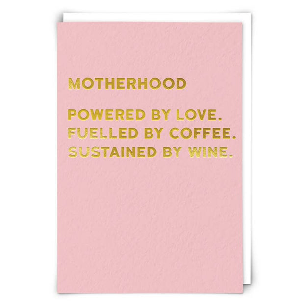 Motherhood Greetings Card