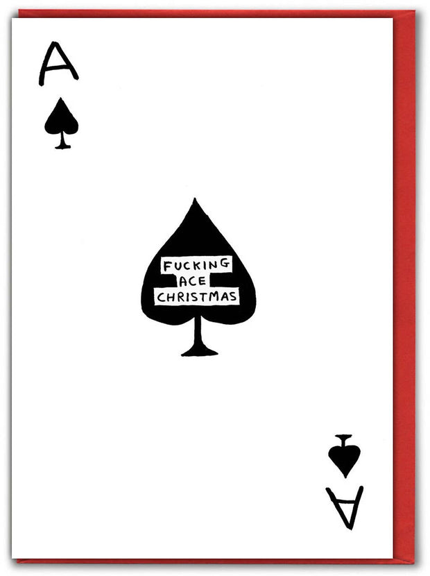 David Shrigley Christmas Card Fucking Ace