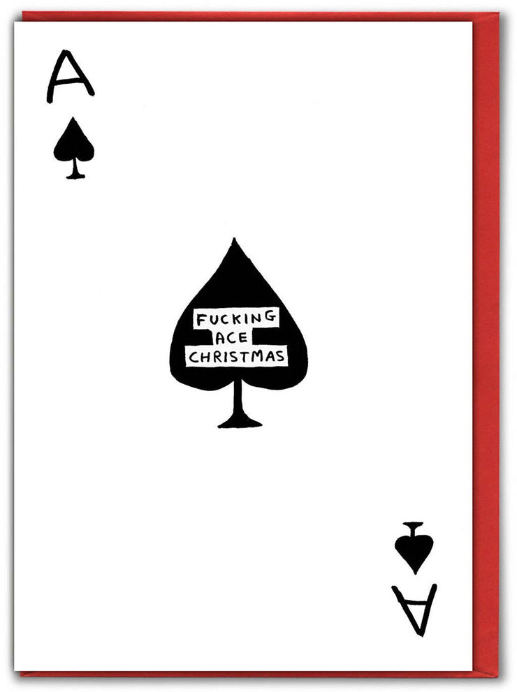 David Shrigley Christmas Card Fucking Ace