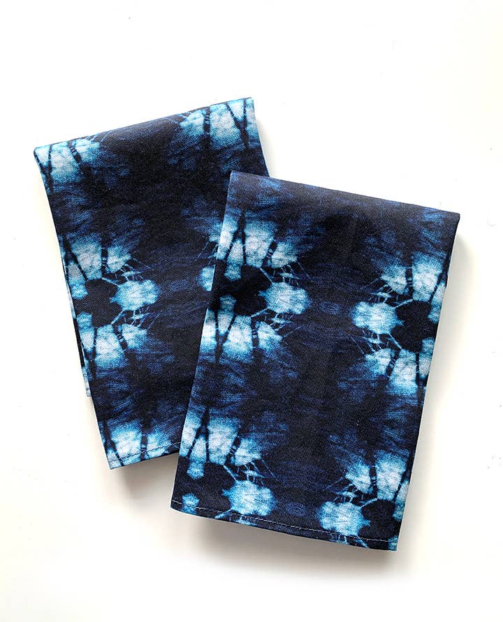 Hana Shibori Napkins, set of 2