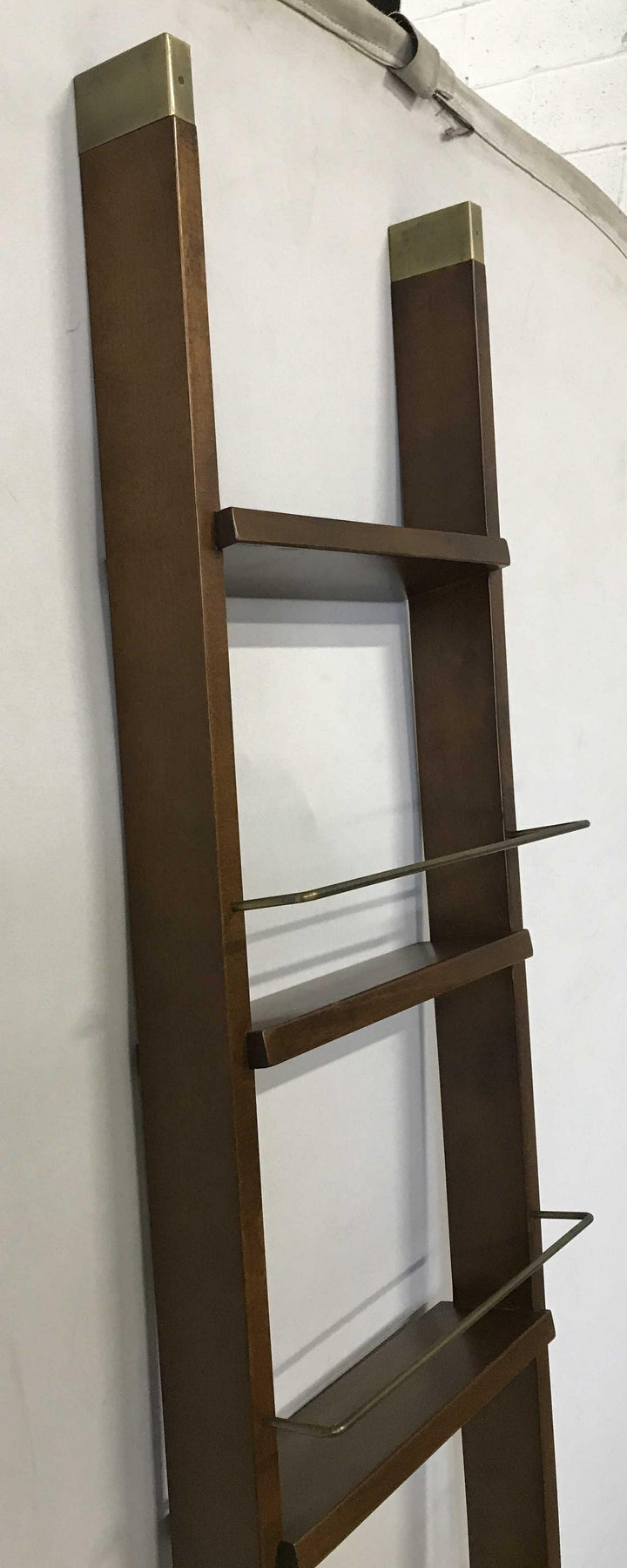 Wooden Ladder What-Not Display Shelf