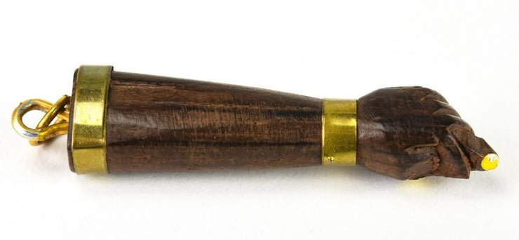 Vintage Wooden Figa Pendant