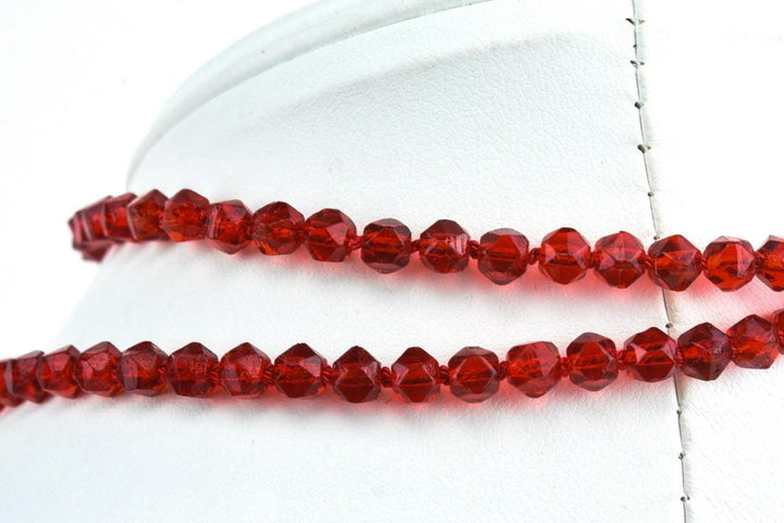 Antique Art Deco Flapper Era Beaded Necklace