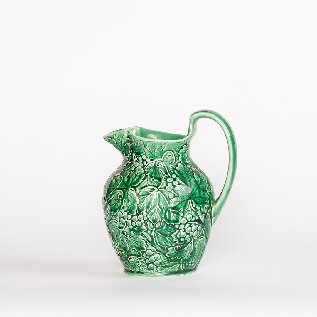 Green Glazed Pottery Pitcher