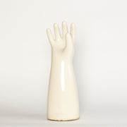 Large Glazed Hand Rubber Glove Mold. General Porcelain.