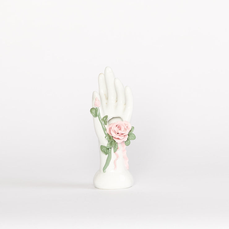 Vintage White Porcelain Lady’s Hand Figurine