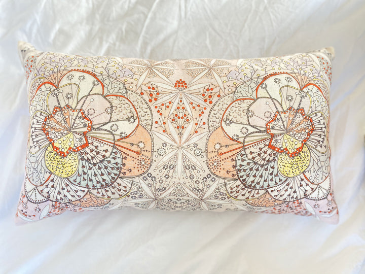Bloomfull Journey Reversible Linen Pillow