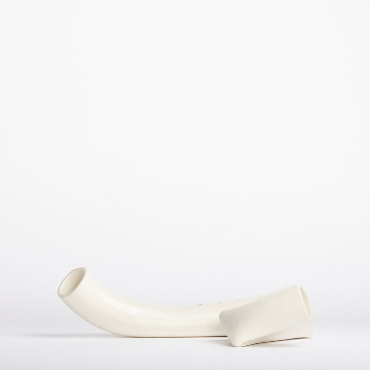 Porcelain Zag Menorah