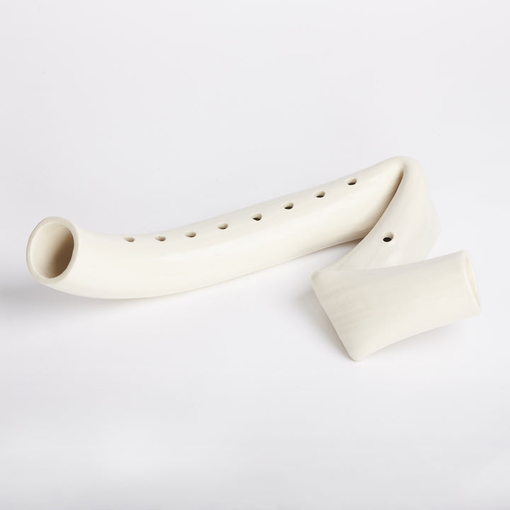 Porcelain Zag Menorah