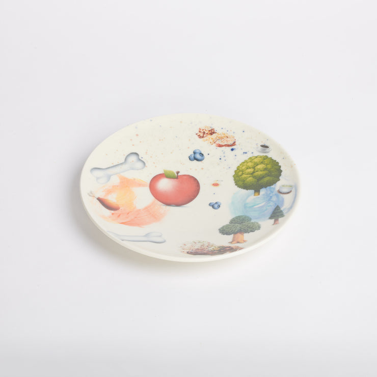 Bone Apple Tree Collage Plate