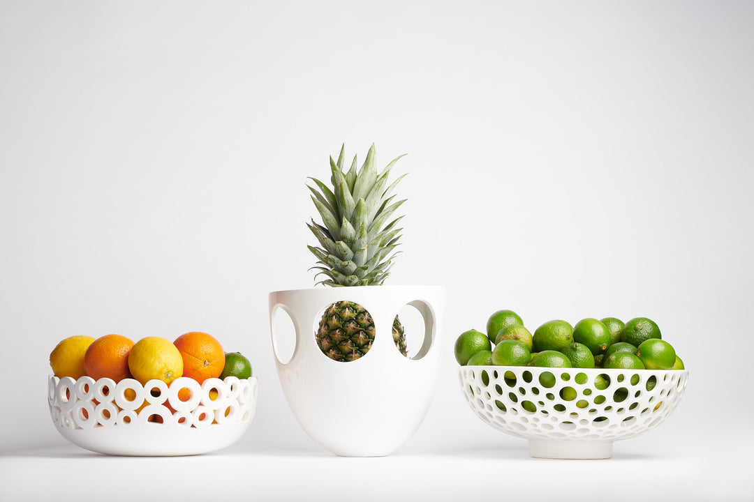 Chalet Bee Bowl in White