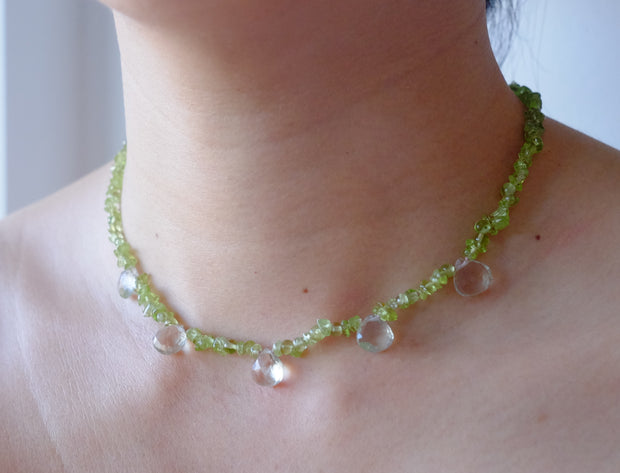 Peridot & Green Amethyst Ariel Choker