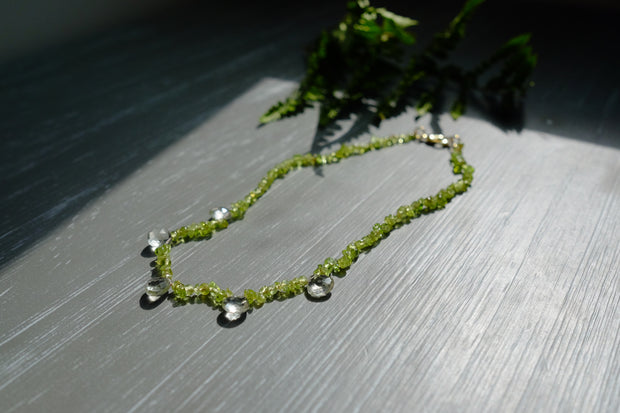 Peridot & Green Amethyst Ariel Choker