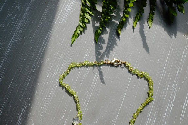 Peridot & Green Amethyst Ariel Choker