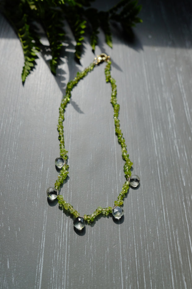 Peridot & Green Amethyst Ariel Choker