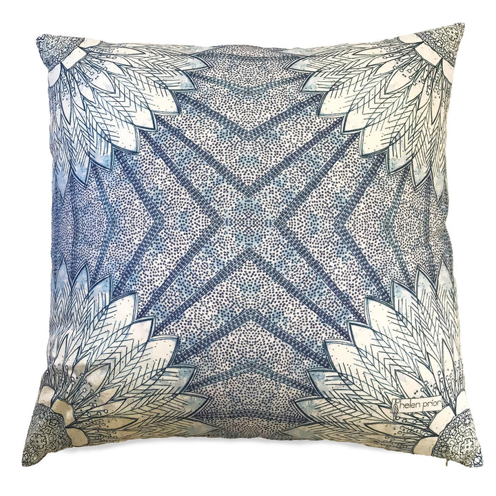 Sunflower Radiance Reversible Linen Pillow