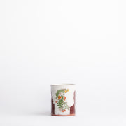 Joe & Kamala Mug with Multicolor Floral Decoration