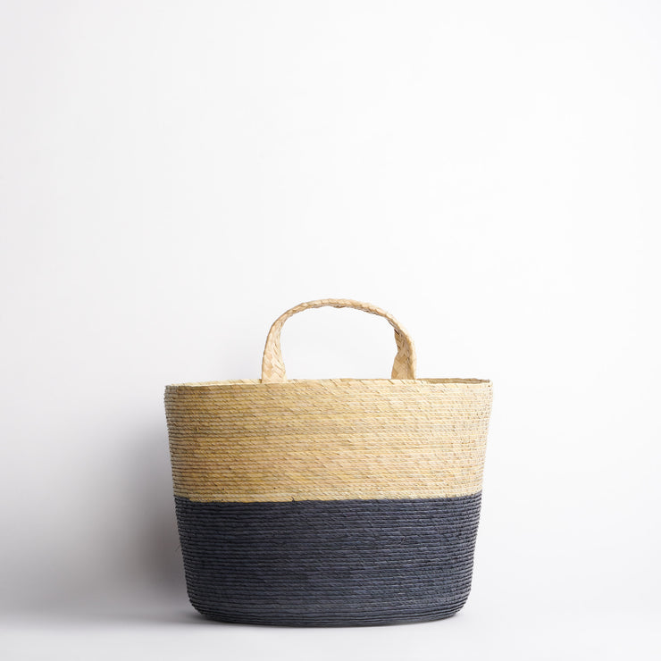 Handmade Palm Hanging Basket - Short