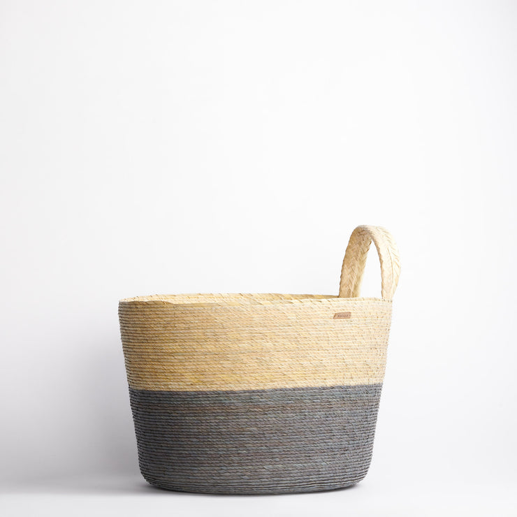 Handmade Palm Hanging Basket - Short