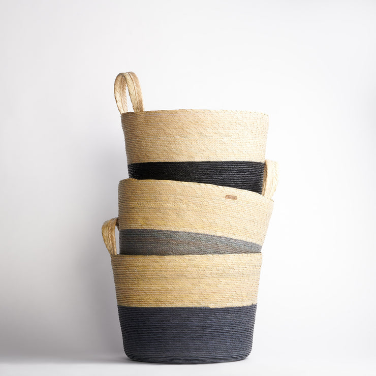 Handmade Palm Hanging Basket - Short