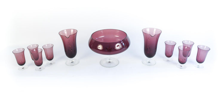 AMETHYST GLASS GROUPING