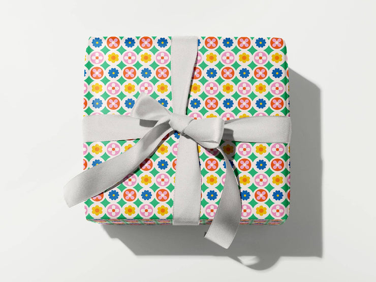 Razzle Dazzle Flowers Everyday Gift Wrap Roll