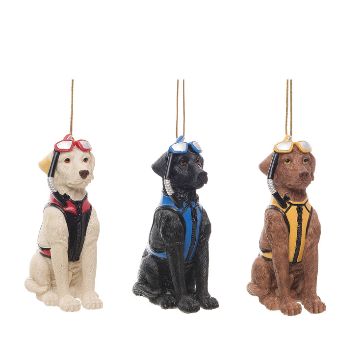 Goggle Dogs Ornament