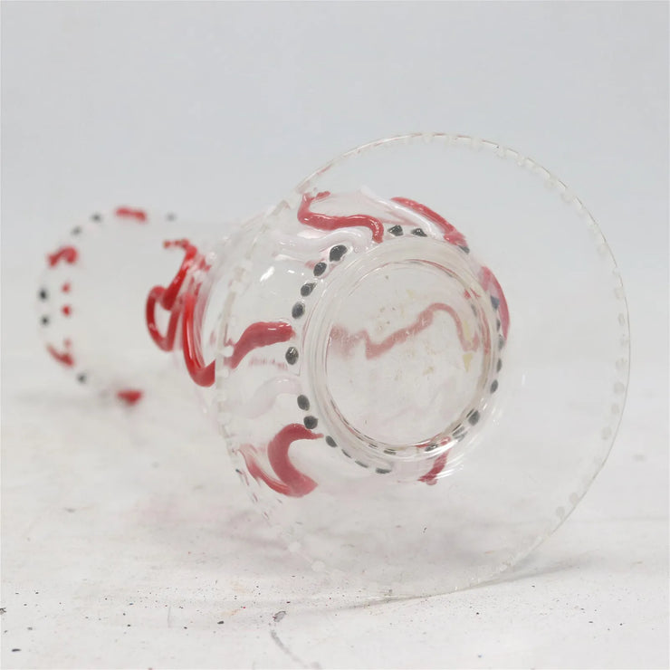 Unique Clear Art Glass Vase