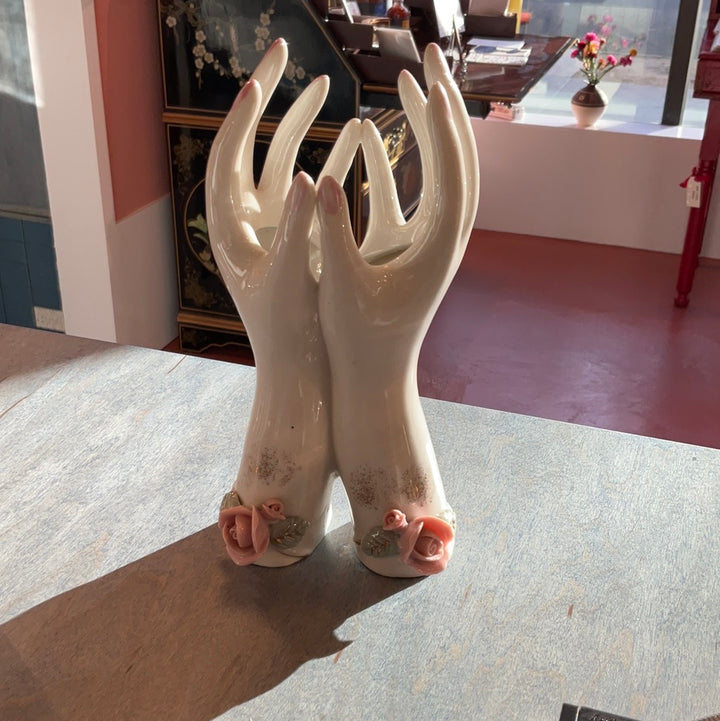 Japanese Hands Bud Vase