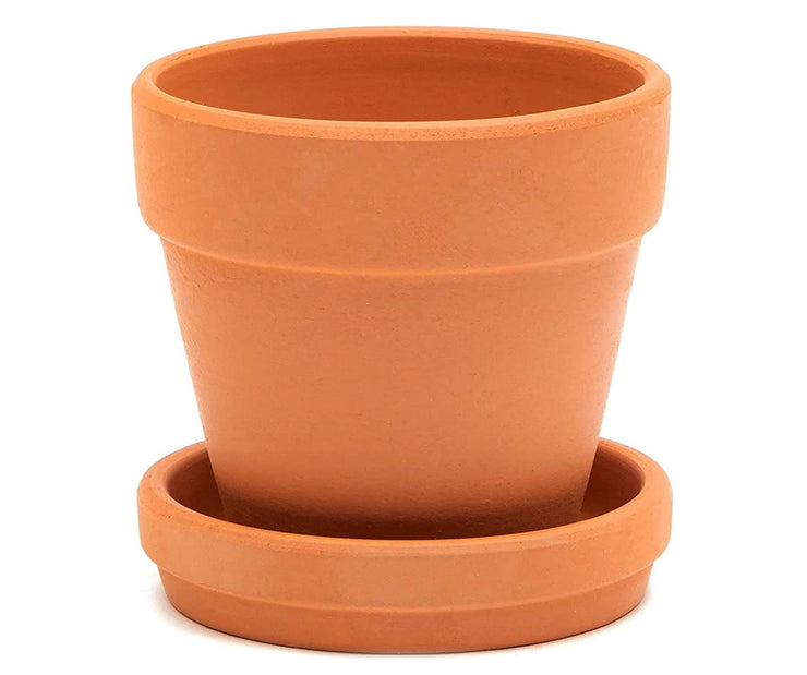 Terra Cotta Pots with Saucer