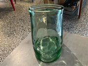 Antique Green Ripple Vase