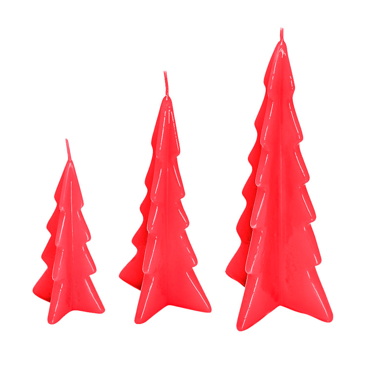 Oslo Lacquered Tree Candle - Colored
