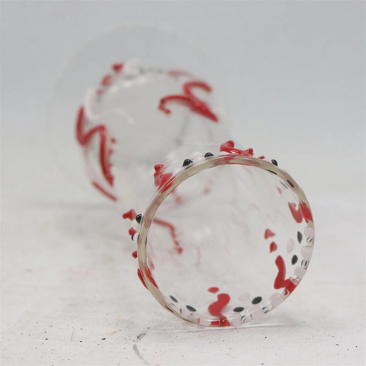 Unique Clear Art Glass Vase