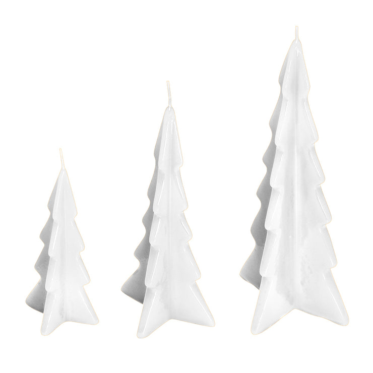 Oslo Lacquered Tree Candle - Colored