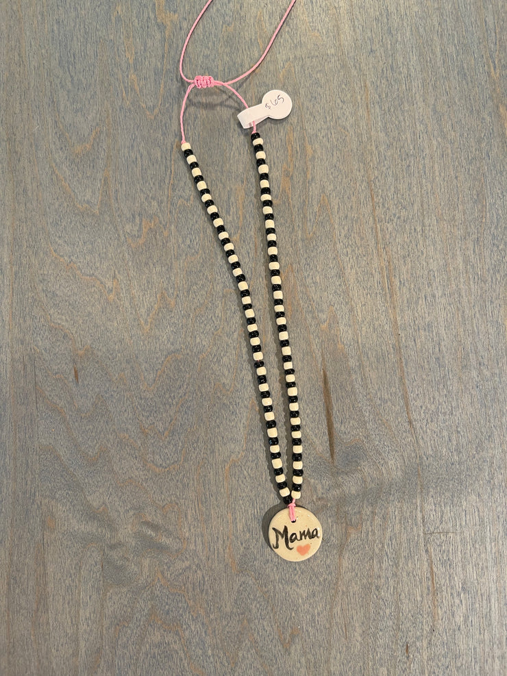 Beaded Pendant Necklace