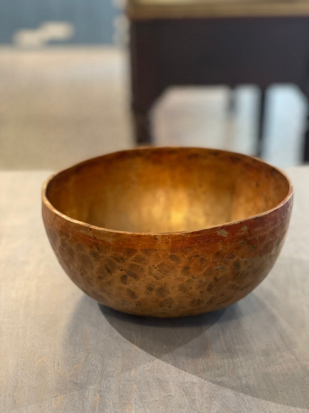 Antique Copper Bowl