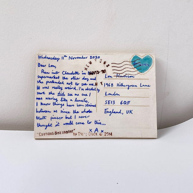 Ceramic Postcard, “Dear Lou"