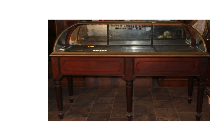 ANTIQUE 19TH CENTURY, 1873, STORE DISPLAY CASE.