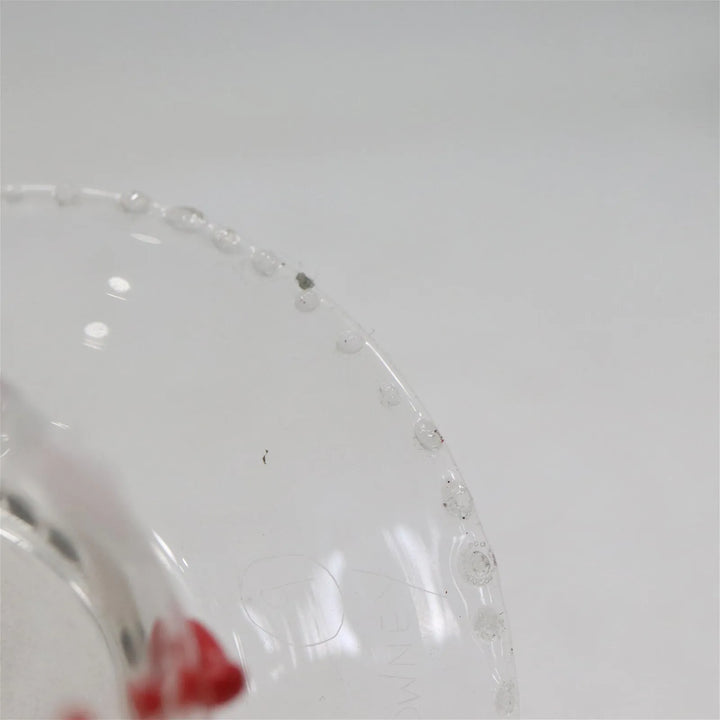 Unique Clear Art Glass Vase