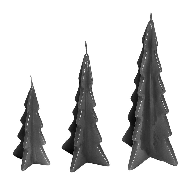 Oslo Lacquered Tree Candle - Colored